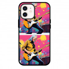 Pink Floyd David Gilmour Phone Case For iPhone Samsung Galaxy Pixel OnePlus Vivo Xiaomi Asus Sony Motorola Nokia - Pink Floyd David Gilmour Playing Guitar Comic Art Poster