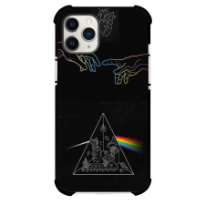 Pink Floyd Phone Case For iPhone Samsung Galaxy Pixel OnePlus Vivo Xiaomi Asus Sony Motorola Nokia - Pink Floyd Minimalist Art On Black Background