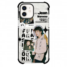 Seventeen Wonwoo Phone Case For iPhone Samsung Galaxy Pixel OnePlus Vivo Xiaomi Asus Sony Motorola Nokia - Wonwoo Fan Art Retro Collage Poster