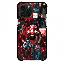 Sleep Token Phone Case For iPhone Samsung Galaxy Pixel OnePlus Vivo Xiaomi Asus Sony Motorola Nokia - Sleep Token Fans Art Collage with Red and Black Background