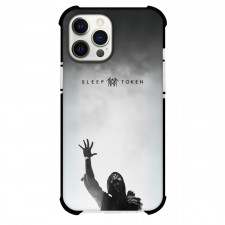 Sleep Token Phone Case For iPhone Samsung Galaxy Pixel OnePlus Vivo Xiaomi Asus Sony Motorola Nokia - Sleep Token Greyscale Hand On Air Pose Smoke Background
