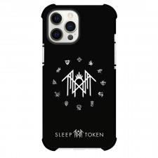 Sleep Token Phone Case For iPhone Samsung Galaxy Pixel OnePlus Vivo Xiaomi Asus Sony Motorola Nokia - Sleep Token Logo Black And White Background