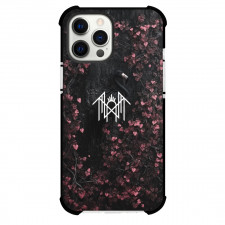 Sleep Token Phone Case For iPhone Samsung Galaxy Pixel OnePlus Vivo Xiaomi Asus Sony Motorola Nokia - Sleep Token Logo Black Swan And Flowers Background