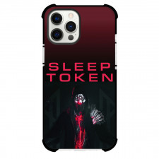 Sleep Token Phone Case For iPhone Samsung Galaxy Pixel OnePlus Vivo Xiaomi Asus Sony Motorola Nokia - Sleep Token Portrait Red And Black Background