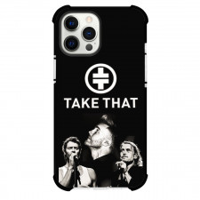 Take That Phone Case For iPhone Samsung Galaxy Pixel OnePlus Vivo Xiaomi Asus Sony Motorola Nokia - Take That Logo With Member Black And White Poster