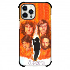 The Doors Case For iPhone Samsung Galaxy Pixel OnePlus Vivo Xiaomi Asus Sony Motorola Nokia - The Doors Watercolor Art Red Poster