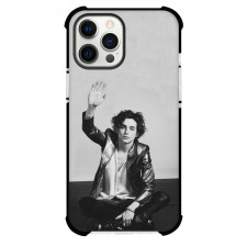 Pop Star Timothee Chalamet Phone Case For iPhone Samsung Galaxy Pixel OnePlus Vivo Xiaomi Asus Sony Motorola Nokia - Timothee Chalamet Grayscale Arm Up