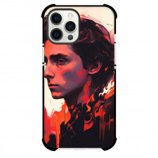 Pop Star Timothee Chalamet Phone Case For iPhone Samsung Galaxy Pixel OnePlus Vivo Xiaomi Asus Sony Motorola Nokia - Timothee Chalamet Side Portrait Watercolor