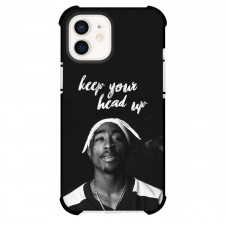 Tupac Shakur Phone Case For iPhone Samsung Galaxy Pixel OnePlus Vivo Xiaomi Asus Sony Motorola Nokia - Tupac Shakur Keep Your Head Up Grayscale Poster