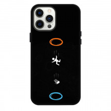 Portal Phone Case For iPhone Samsung Galaxy Pixel OnePlus Vivo Xiaomi Asus Sony Motorola Nokia - Portal Falling Minimalist Vector Art Poster