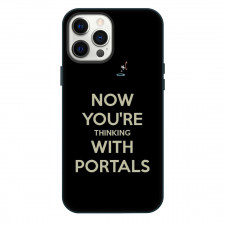 Portal Phone Case For iPhone Samsung Galaxy Pixel OnePlus Vivo Xiaomi Asus Sony Motorola Nokia - Portal Now Your Thinking Portrait Quote