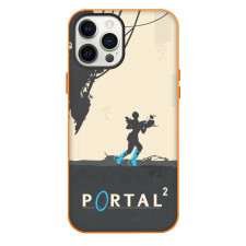Portal Phone Case For iPhone Samsung Galaxy Pixel OnePlus Vivo Xiaomi Asus Sony Motorola Nokia - Portal Silhouette Art Poster