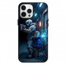 Pragmata Phone Case For iPhone Samsung Galaxy Pixel OnePlus Vivo Xiaomi Asus Sony Motorola Nokia - Diana And Hugh Williams Attack Stance Poster