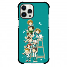 The Prince of Tennis Phone Case For iPhone Samsung Galaxy Pixel OnePlus Vivo Xiaomi Asus Sony Motorola Nokia - Characters Chibi Art Green Background