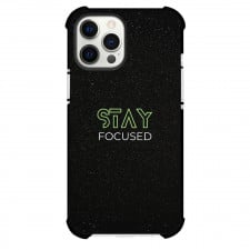 Quotes Phone Case For iPhone Samsung Galaxy Pixel OnePlus Vivo Xiaomi Asus Sony Motorola Nokia - Quotes Stay Focused On Dark Background
