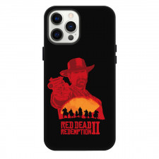 Red Dead Redemption Arthur Morgan Phone Case For iPhone Samsung Galaxy Pixel OnePlus Vivo Xiaomi Asus Sony Motorola Nokia - Arthur Morgan Gun Fierce Silhouette Portrait Game Poster