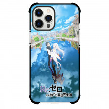 Re Zero - Starting Life in Another World Phone Case For iPhone Samsung Galaxy Pixel OnePlus Vivo Xiaomi Asus Sony Motorola Nokia - Natsuki Subaru And Emilia Standing On Water Poster