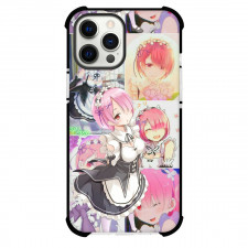 Re Zero - Starting Life in Another World Ram Phone Case For iPhone Samsung Galaxy Pixel OnePlus Vivo Xiaomi Asus Sony Motorola Nokia - Ram Collage Poster