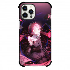 Re Zero - Starting Life in Another World Ram Phone Case For iPhone Samsung Galaxy Pixel OnePlus Vivo Xiaomi Asus Sony Motorola Nokia - Ram Sitting Anime Magna Poster