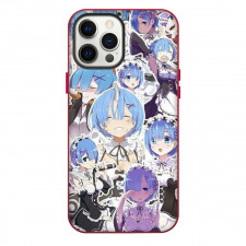 Re Zero - Starting Life in Another Waifu Rem World Phone Case For iPhone Samsung Galaxy Pixel OnePlus Vivo Xiaomi Asus Sony Motorola Nokia - Waifu Rem Collage Poster