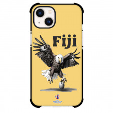 Rugby World Cup France 2023 Fiji National Rugby Union Phone Case For iPhone Samsung Galaxy Pixel OnePlus Vivo Xiaomi Asus Sony Motorola Nokia - The Flying Fijians Yellow Background