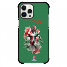 Rugby World Cup France 2023 The Wales National Rugby Union Phone Case For iPhone Samsung Galaxy Pixel OnePlus Vivo Xiaomi Asus Sony Motorola Nokia - Dragon Standing On Green Background