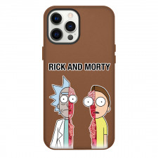 Rick And Morty Phone Case For iPhone Samsung Galaxy Pixel OnePlus Vivo Xiaomi Asus Sony Motorola Nokia - Rick And Morty Flesh Split Portrait Series Sticker