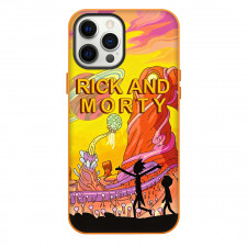 Rick And Morty Phone Case For iPhone Samsung Galaxy Pixel OnePlus Vivo Xiaomi Asus Sony Motorola Nokia - Rick And Morty Silhouette Alien Planet Series Poster