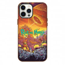 Rick And Morty Phone Case For iPhone Samsung Galaxy Pixel OnePlus Vivo Xiaomi Asus Sony Motorola Nokia - Rick And Morty Standing In Alien Planet Illustration Poster