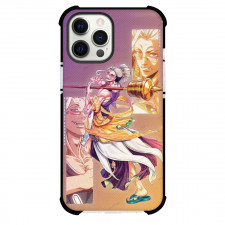 Record of Ragnarok Buddha Phone Case For iPhone and Samsung Galaxy Devices - Buddha Eating Candy Collage Background