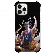 Record of Ragnarok Buddha Phone Case For iPhone and Samsung Galaxy Devices - Buddha Portrait Black Background