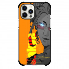 Record of Ragnarok Buddha Phone Case For iPhone and Samsung Galaxy Devices - Buddha Portrait Orange Background