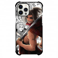 Record of Ragnarok Kojiro Sasaki Phone Case For iPhone and Samsung Galaxy Devices - Kojiro Sasaki Comic Art Background