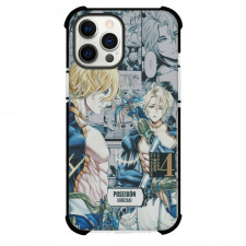 Record of Ragnarok Poseidon Phone Case For iPhone and Samsung Galaxy Devices - Poseidon Comic Art Collage