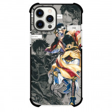 Record of Ragnarok Qin Shi Huang Phone Case For iPhone and Samsung Galaxy Devices - Qin Shi Huang Comic Art Collage