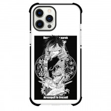 Record of Ragnarok Qin Shi Huang Phone Case For iPhone and Samsung Galaxy Devices - Qin Shi Huang Portrait Grayscale Art