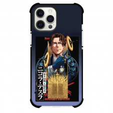 Record of Ragnarok Nikola Tesla Phone Case For iPhone and Samsung Galaxy Devices - Nikola Tesla Portrait Black Background