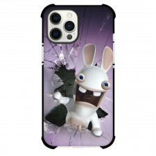 Rayman Raving Rabbids Phone Case For iPhone Samsung Galaxy Pixel OnePlus Vivo Xiaomi Asus Sony Motorola Nokia - Rayman Raving Appear Inside The Broken Glass Poster