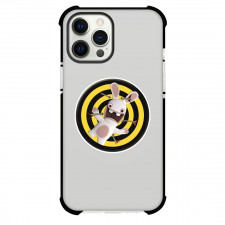 Rayman Raving Rabbids Phone Case For iPhone Samsung Galaxy Pixel OnePlus Vivo Xiaomi Asus Sony Motorola Nokia - Rayman Raving Rabbids On Dartboard Round Sticker