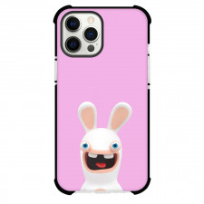 Rayman Raving Rabbids Phone Case For iPhone Samsung Galaxy Pixel OnePlus Vivo Xiaomi Asus Sony Motorola Nokia - Rayman Raving Rabbids Smiling On Pink Background