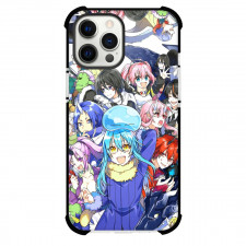 That Time I Got Reincarnated As A Slime Case For iPhone Samsung Galaxy Pixel OnePlus Vivo Xiaomi Asus Sony Motorola Nokia - Characters Smiling Collage Watercolor Painting Art