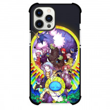 That Time I Got Reincarnated As A Slime Case For iPhone Samsung Galaxy Pixel OnePlus Vivo Xiaomi Asus Sony Motorola Nokia - Characters Standing Side View Collage Pencil Color Art