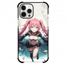 That Time I Got Reincarnated As A Slime Milim Nava Case For iPhone Samsung Galaxy Pixel OnePlus Vivo Xiaomi Asus Sony Motorola Nokia - Milim Nava Flying Moon Background