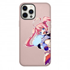 That Time I Got Reincarnated As A Slime Milim Nava Case For iPhone Samsung Galaxy Pixel OnePlus Vivo Xiaomi Asus Sony Motorola Nokia - Milim Nava Open Mouth Hugging Slime