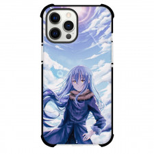 That Time I Got Reincarnated As A Slime Rimuru Tempest Case For iPhone Samsung Galaxy Pixel OnePlus Vivo Xiaomi Asus Sony Motorola Nokia - Rimuru Tempest Sun and Cloud Background Pencil Color Art