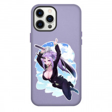 That Time I Got Reincarnated As A Slime Shion Case For iPhone Samsung Galaxy Pixel OnePlus Vivo Xiaomi Asus Sony Motorola Nokia - Shion Jumping Cloud Background