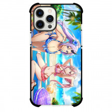 That Time I Got Reincarnated As A Slime Case For iPhone Samsung Galaxy Pixel OnePlus Vivo Xiaomi Asus Sony Motorola Nokia - Shion & Shuna Swimsuit in the Beach