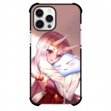 That Time I Got Reincarnated As A Slime Shuna Bikini For iPhone And Samsung Galaxy Devices - Shuna Hugging Slime Pink Background