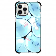That Time I Got Reincarnated As A Slime Case For iPhone Samsung Galaxy Pixel OnePlus Vivo Xiaomi Asus Sony Motorola Nokia - Slime Blue Squeezed