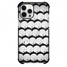 Rick And Morty Phone Case For iPhone Samsung Galaxy Pixel OnePlus Vivo Xiaomi Asus Sony Motorola Nokia - Rick And Morty Black And White Pattern Art Poster